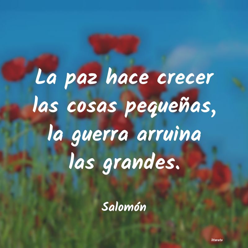 Frases de Salomón