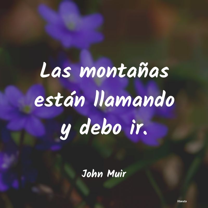frases de John Muir