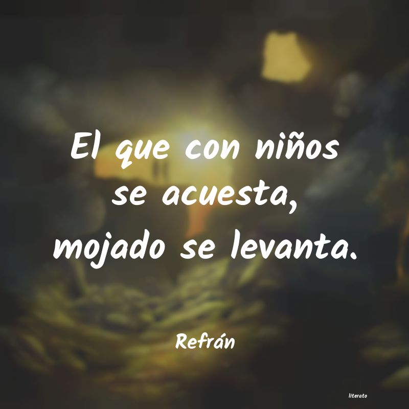 Frases de Refrán