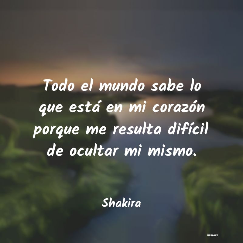 Frases de Shakira