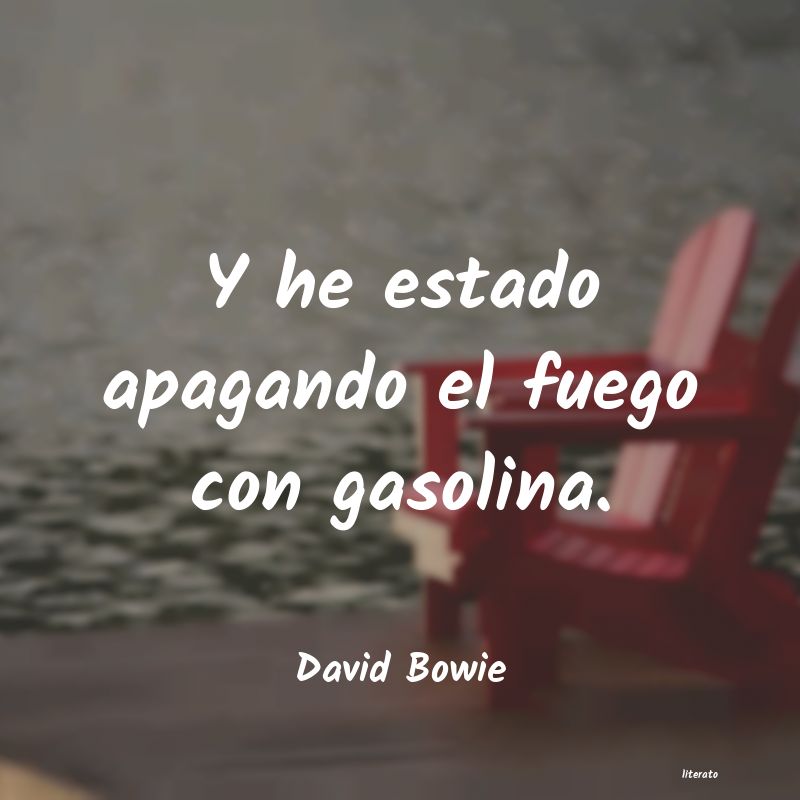 frases de David Bowie