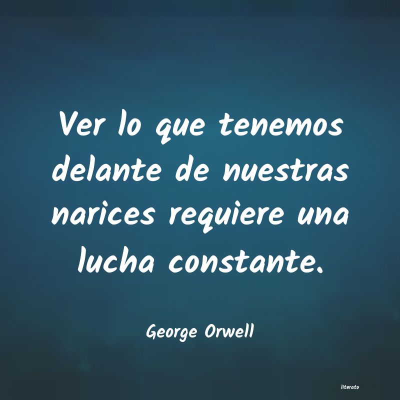 frases de George Orwell