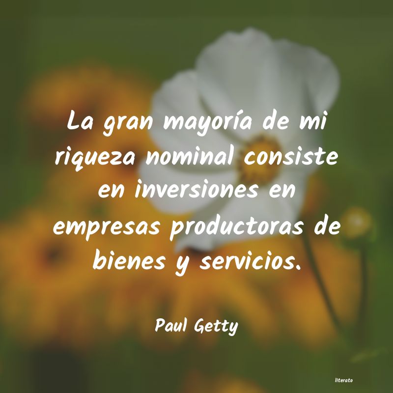 Frases de Paul Getty