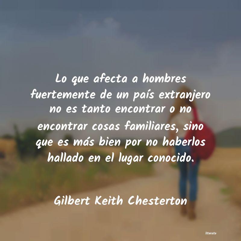 Frases de Gilbert Keith Chesterton