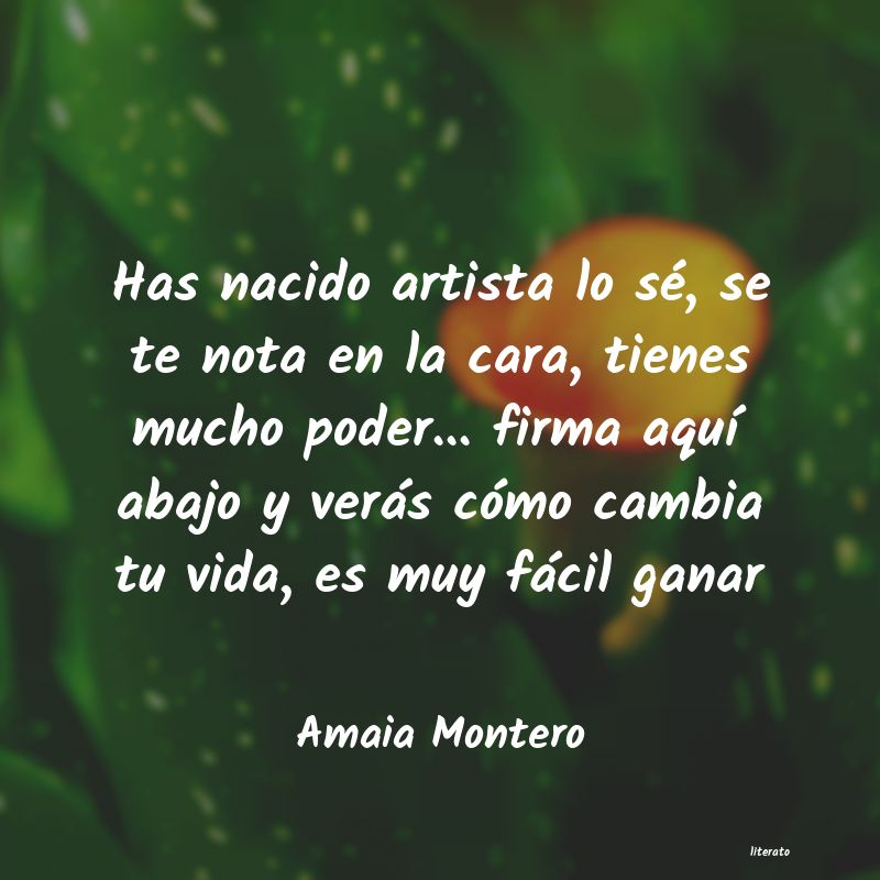 Frases de Amaia Montero