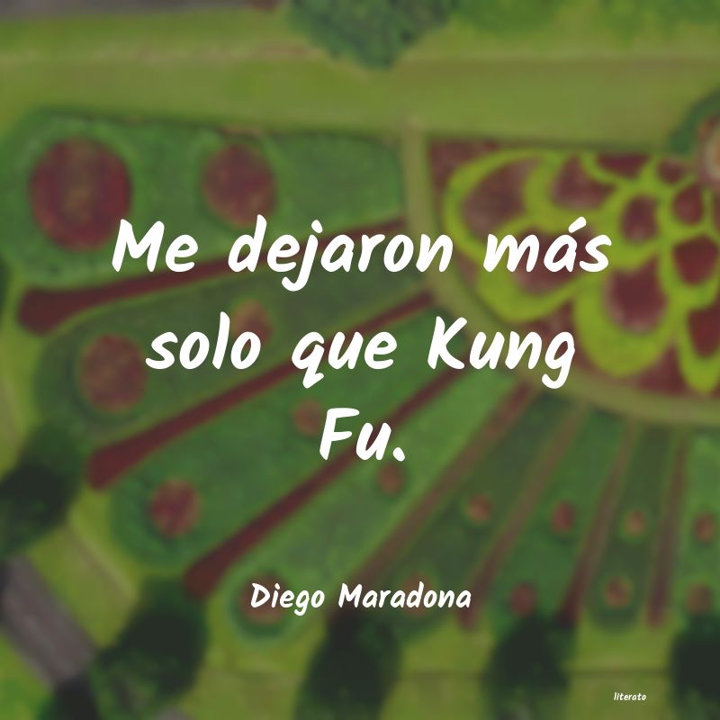 Diego Maradona: Me dejaron más solo que Kung