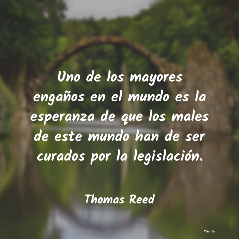 Frases de Thomas Reed