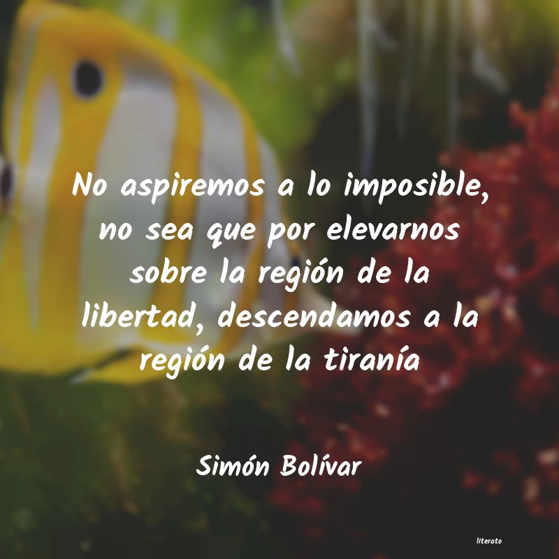 frases de Simón BolÃvar