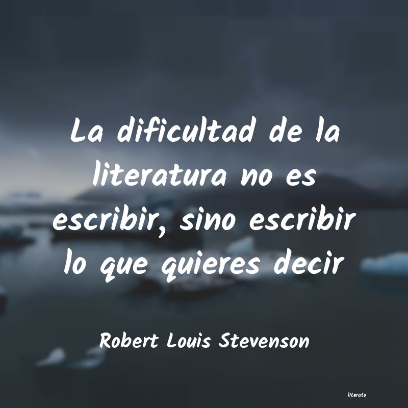 frases de Robert Louis Stevenson