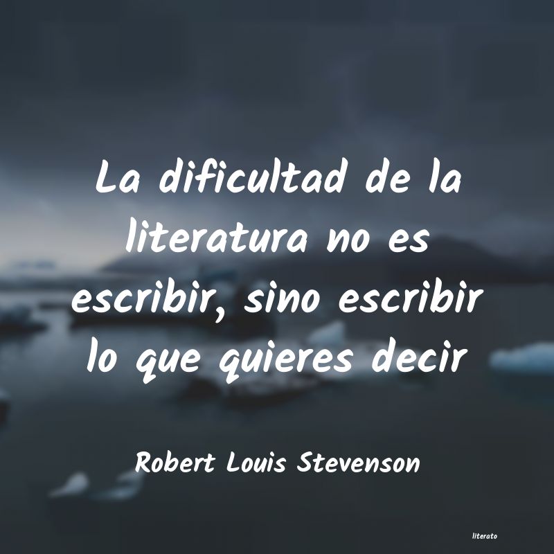 Frases de Robert Louis Stevenson