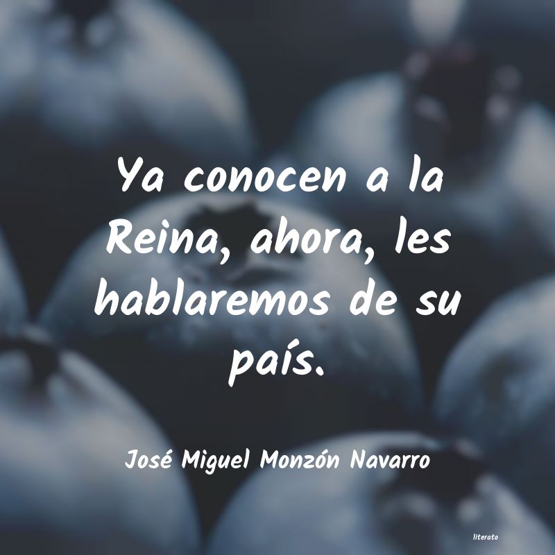 frases de José Miguel Monzón Navarro