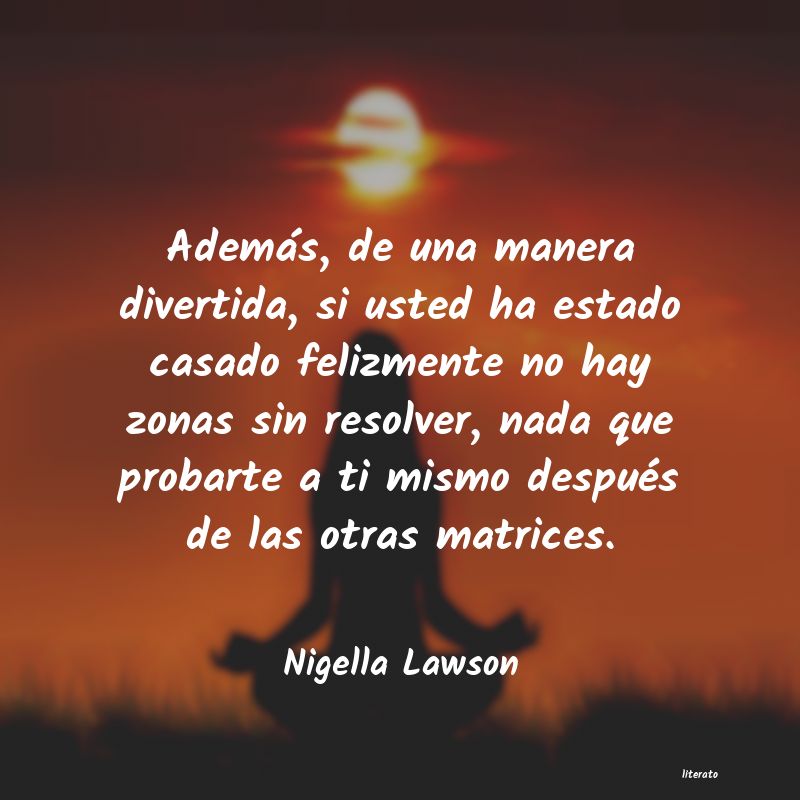 Frases de Nigella Lawson