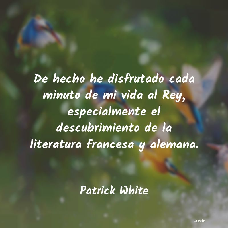 Frases de Patrick White