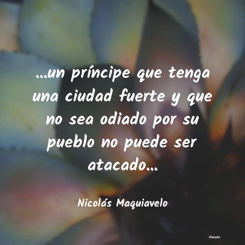 Frases de Nicolás Maquiavelo