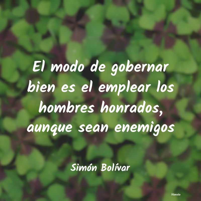 Frases de Simón Bolívar