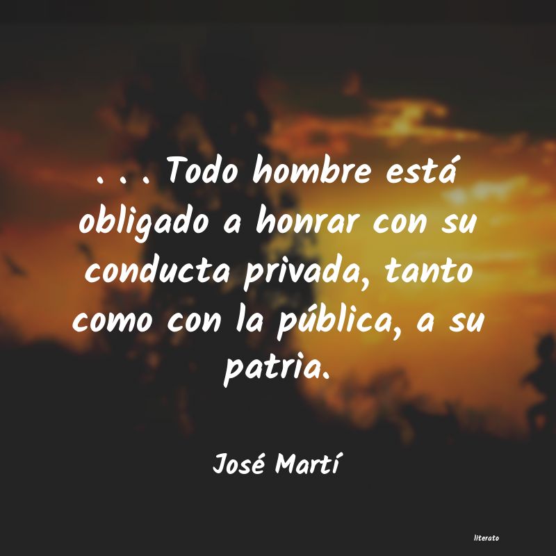 Frases de José Martí