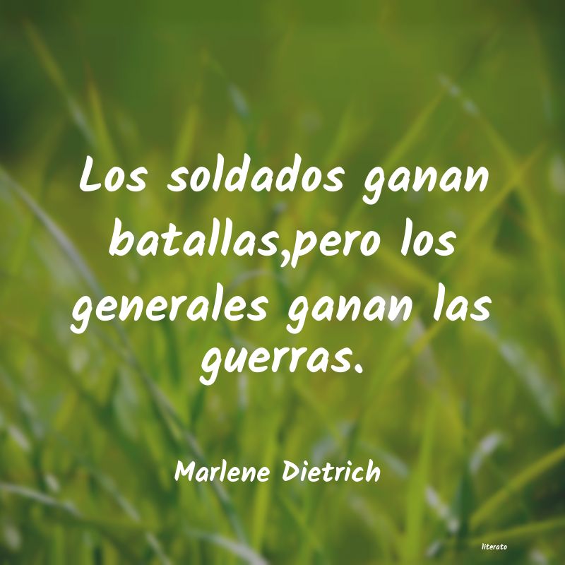 Frases de Marlene Dietrich