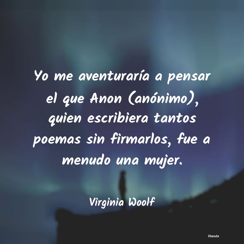 Frases de Virginia Woolf