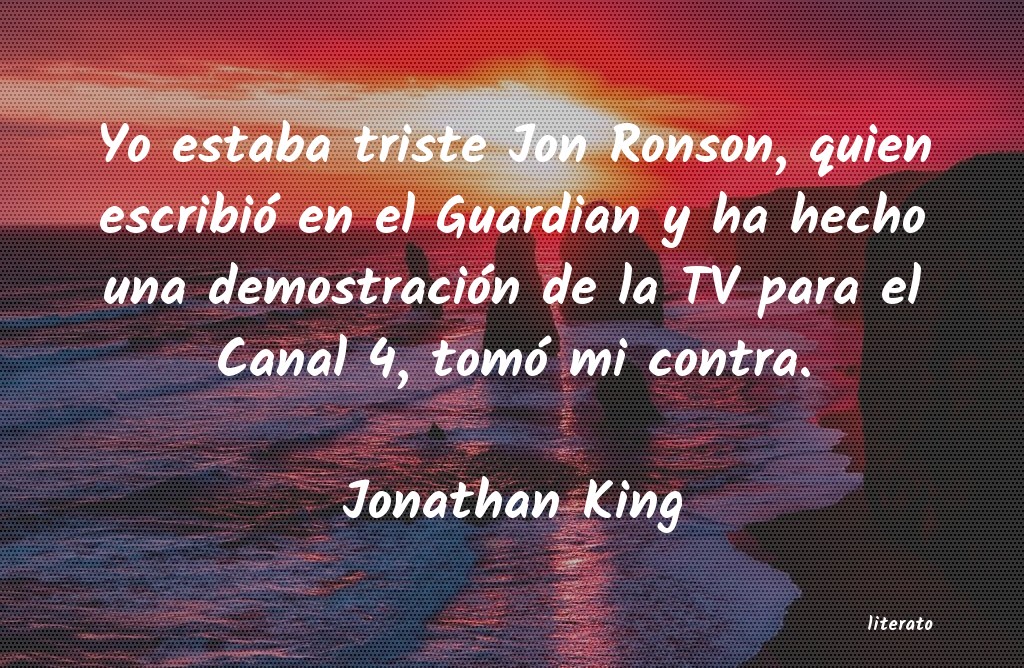frases de Jonathan King