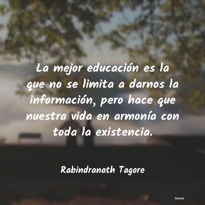 Frases de Rabindranath Tagore