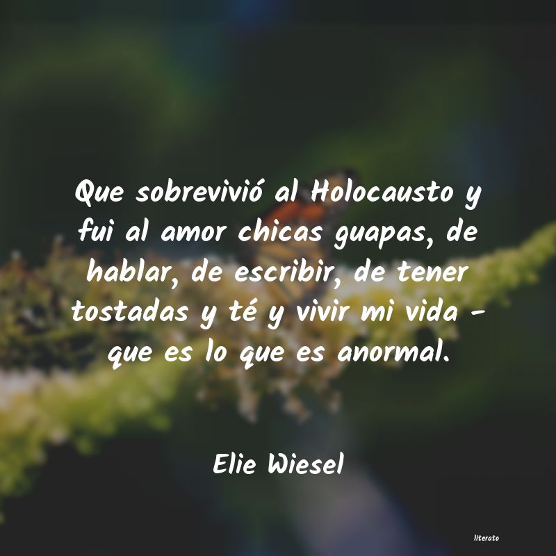 Frases de Elie Wiesel