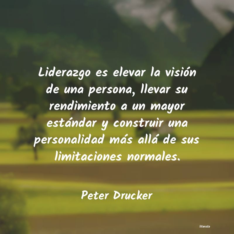 frases de Peter Drucker