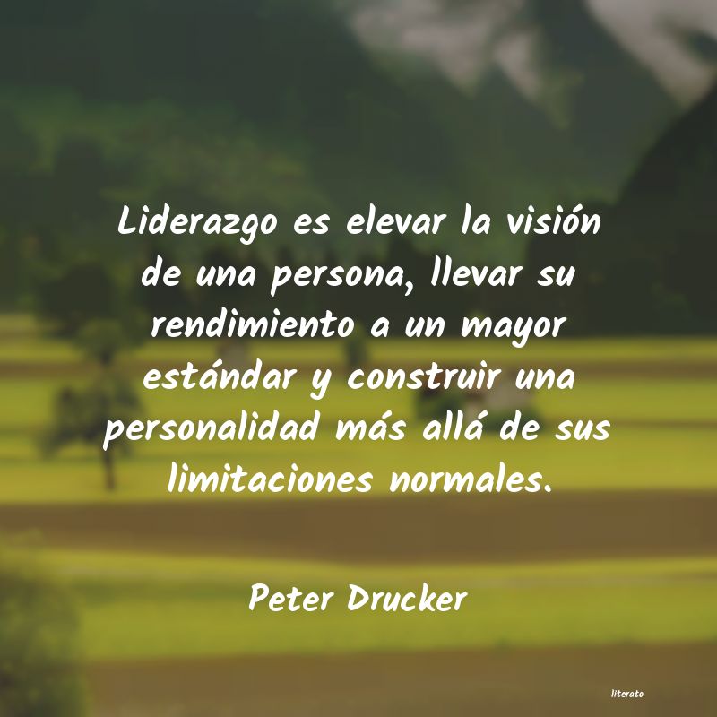 Frases de Peter Drucker