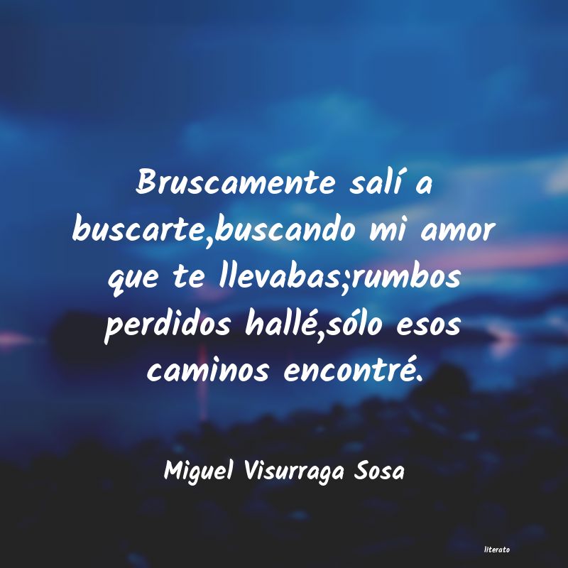 Frases de Miguel Visurraga Sosa