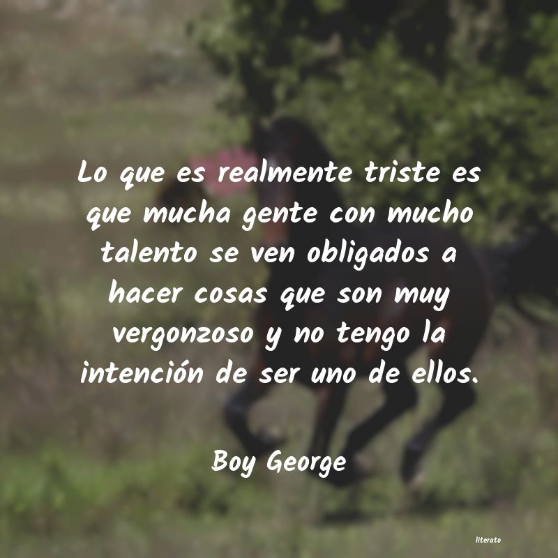 frases de Boy George