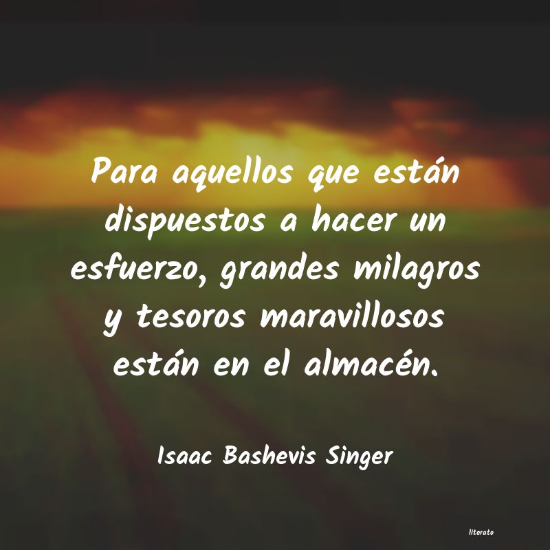 frases de Isaac Bashevis Singer
