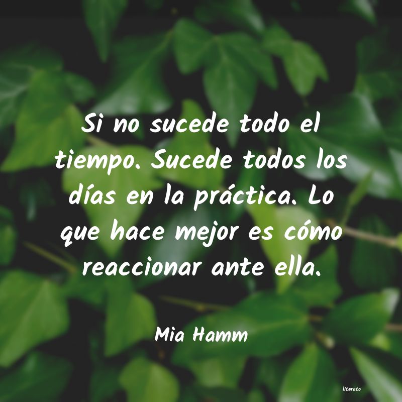 Frases de Mia Hamm