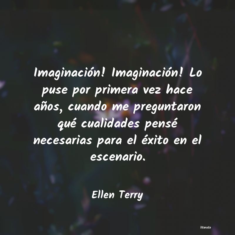frases de Ellen Terry