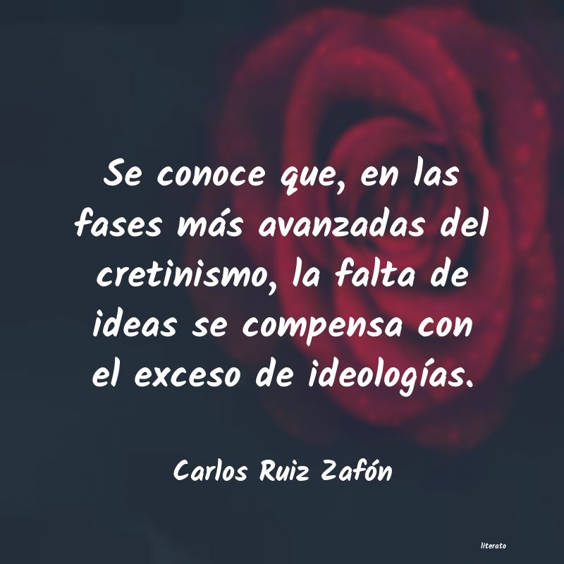 frases de Carlos Ruiz Zafón