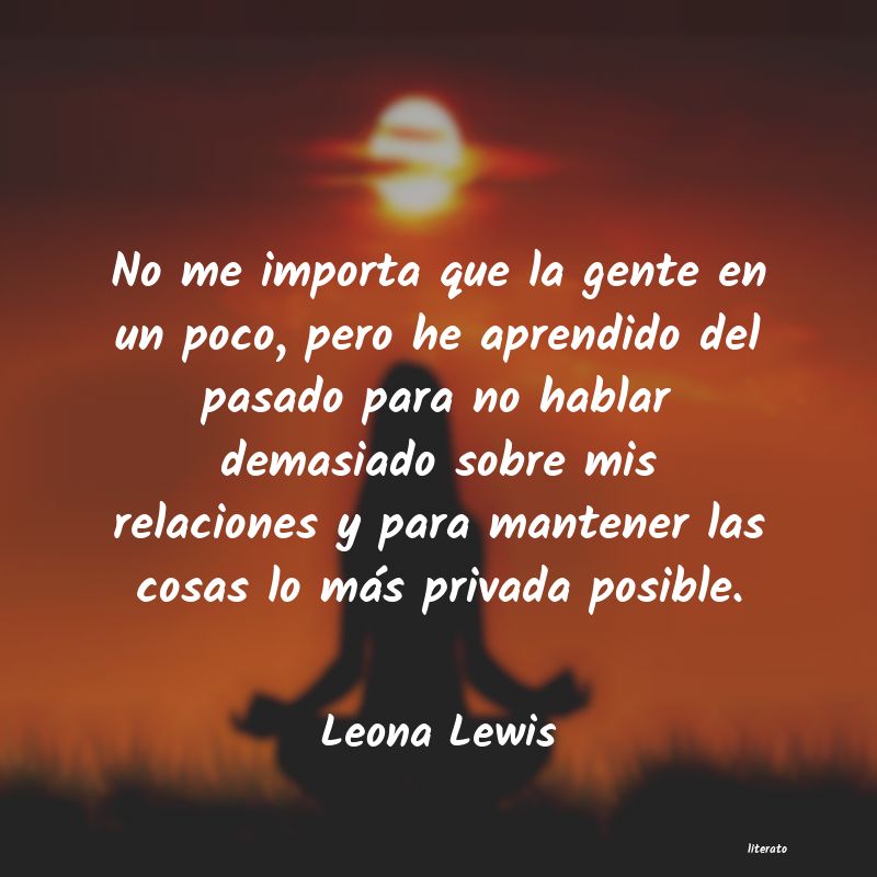 frases de Leona Lewis