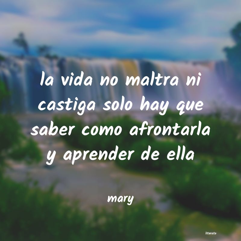 Frases de mary