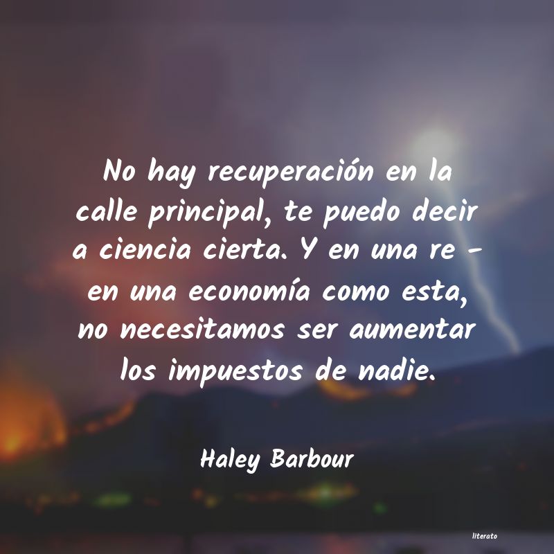 frases de Haley Barbour