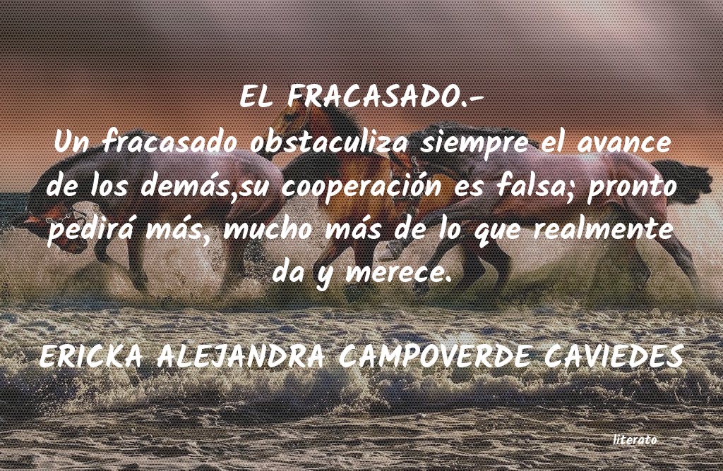 frases de ERICKA ALEJANDRA CAMPOVERDE CAVIEDES
