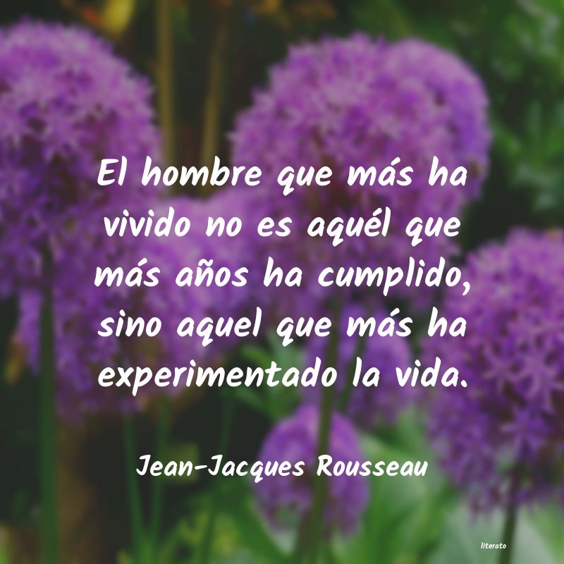 Frases de Jean-Jacques Rousseau