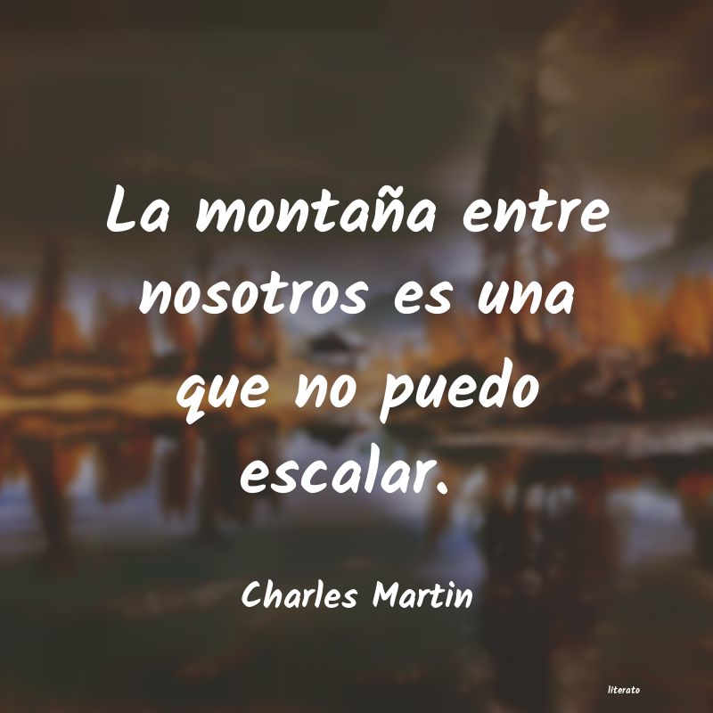 Frases de Charles Martin