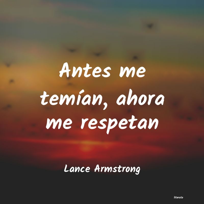 frases de Lance Armstrong