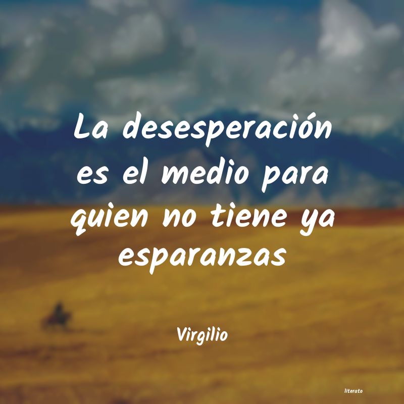 frases de Virgilio