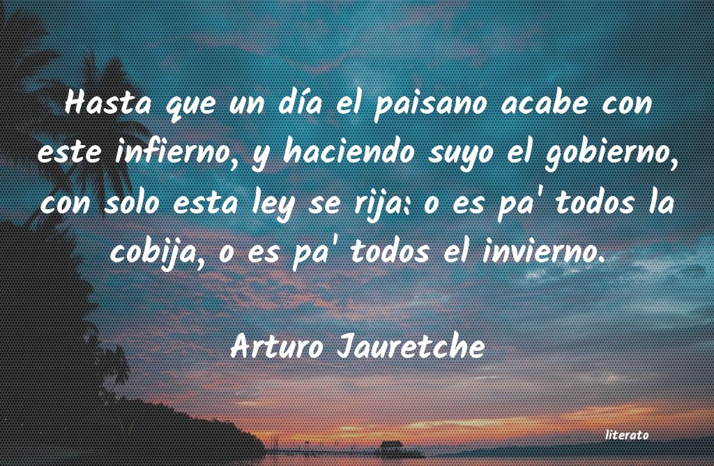 frases de Arturo Jauretche