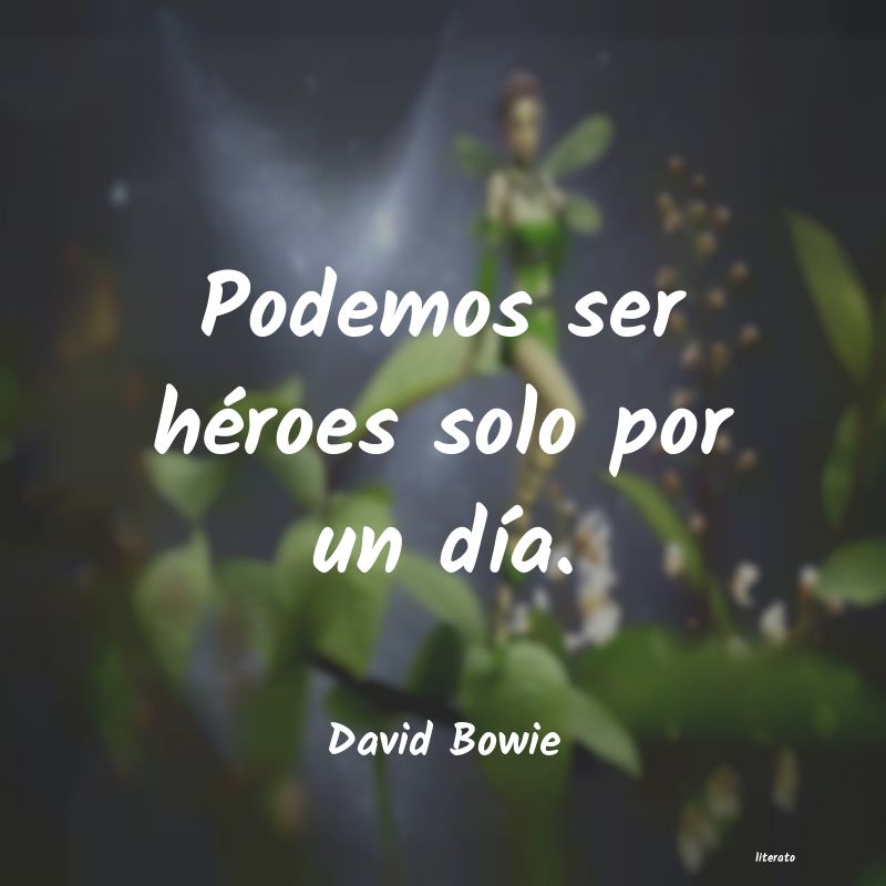 frases de David Bowie
