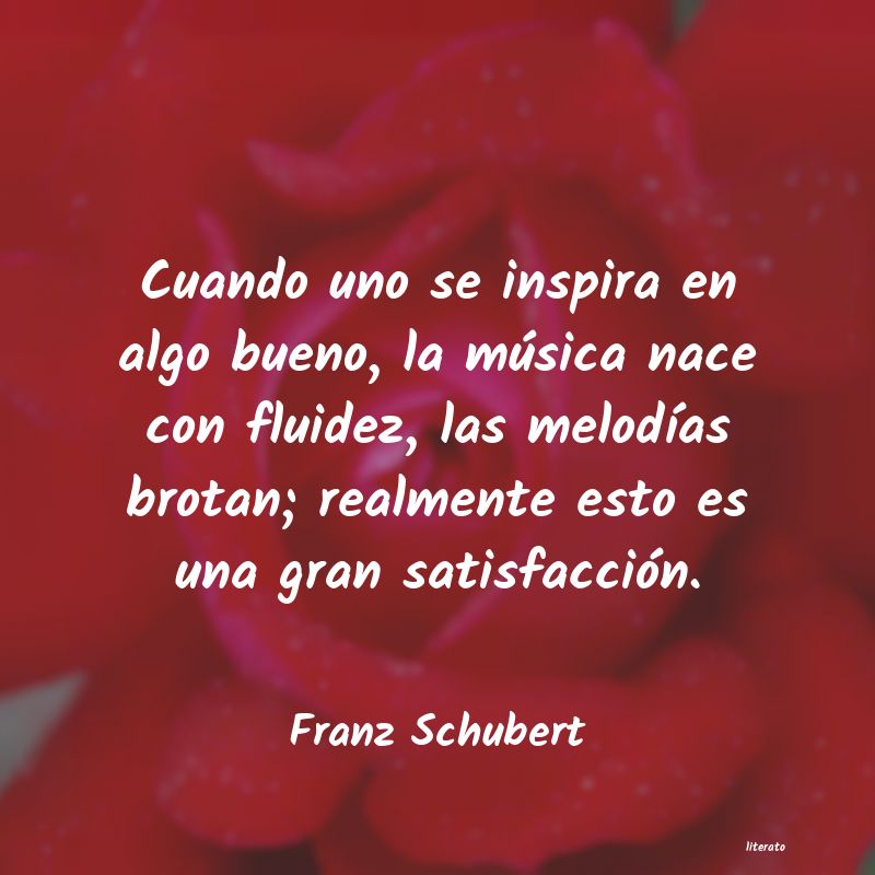 Frases de Franz Schubert