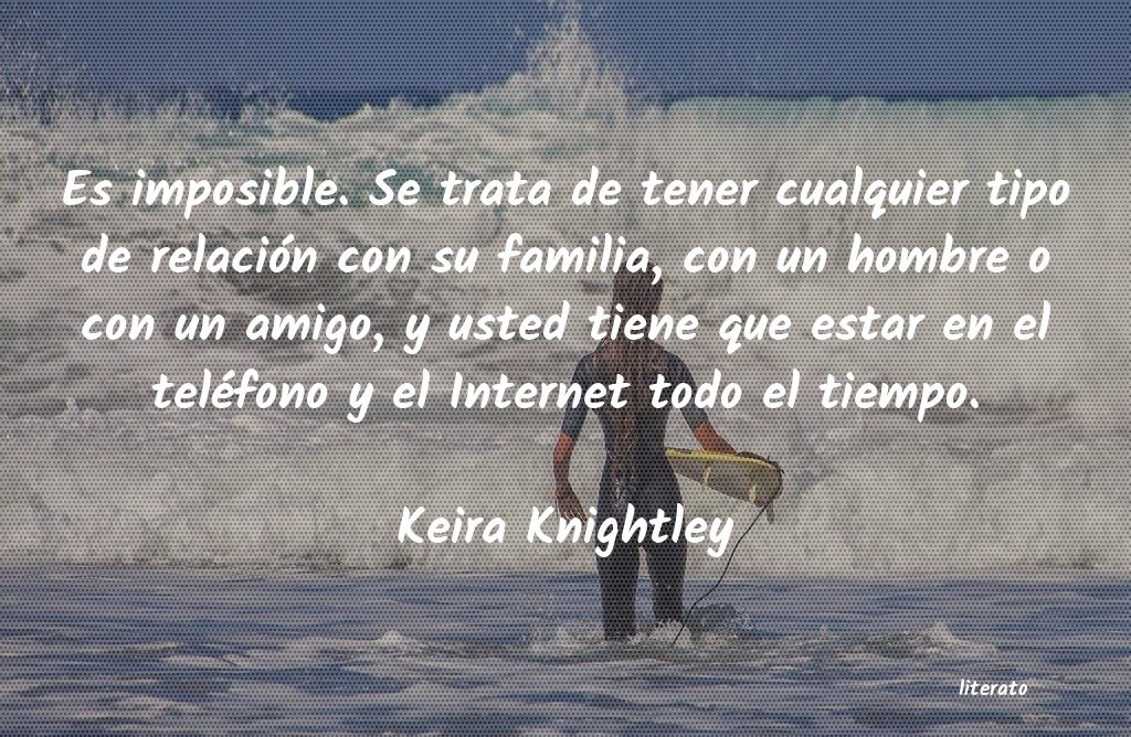 Frases de Keira Knightley