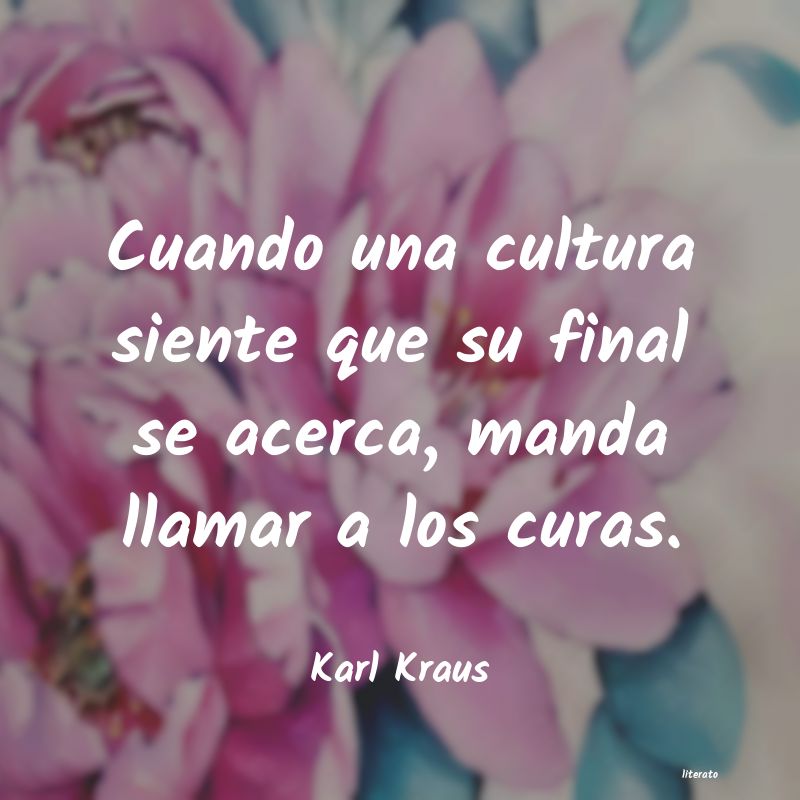 Frases de Karl Kraus