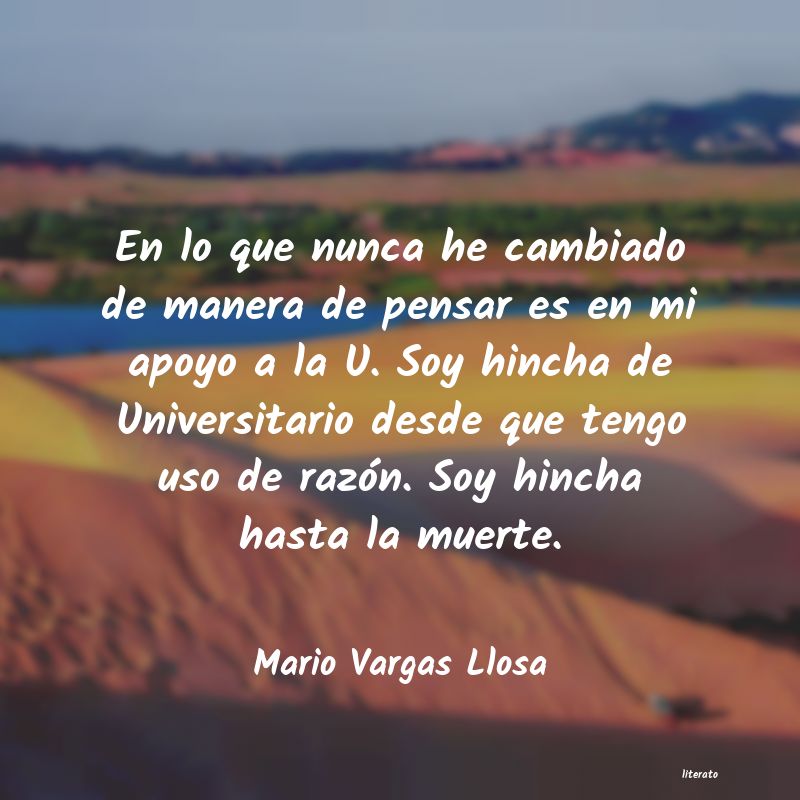 Frases de Mario Vargas Llosa