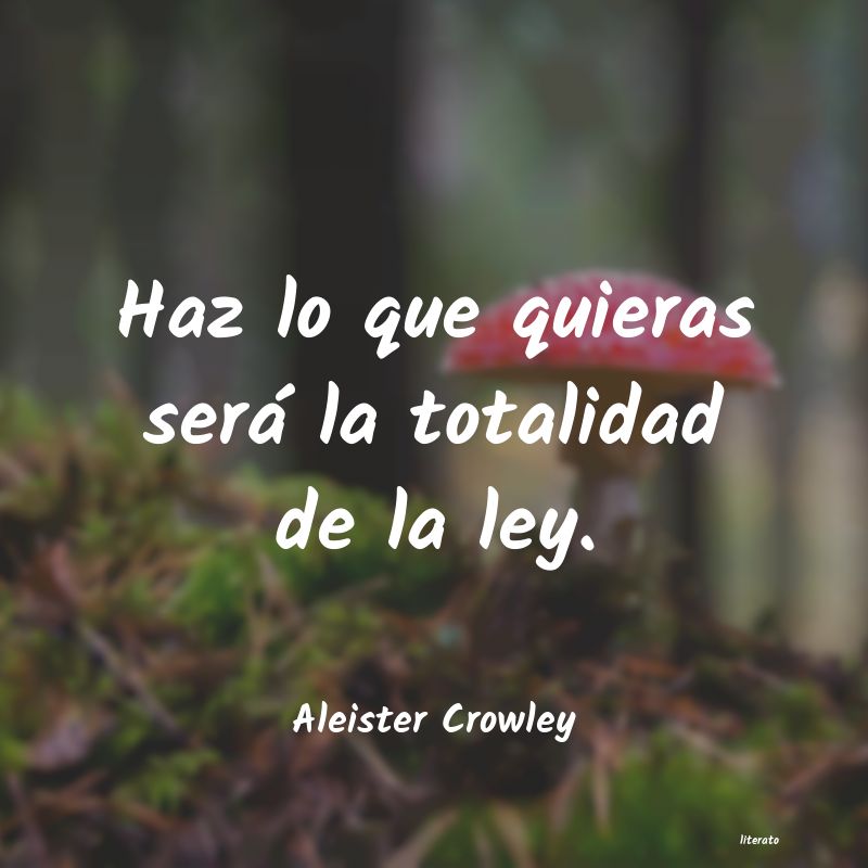 frases de Aleister Crowley
