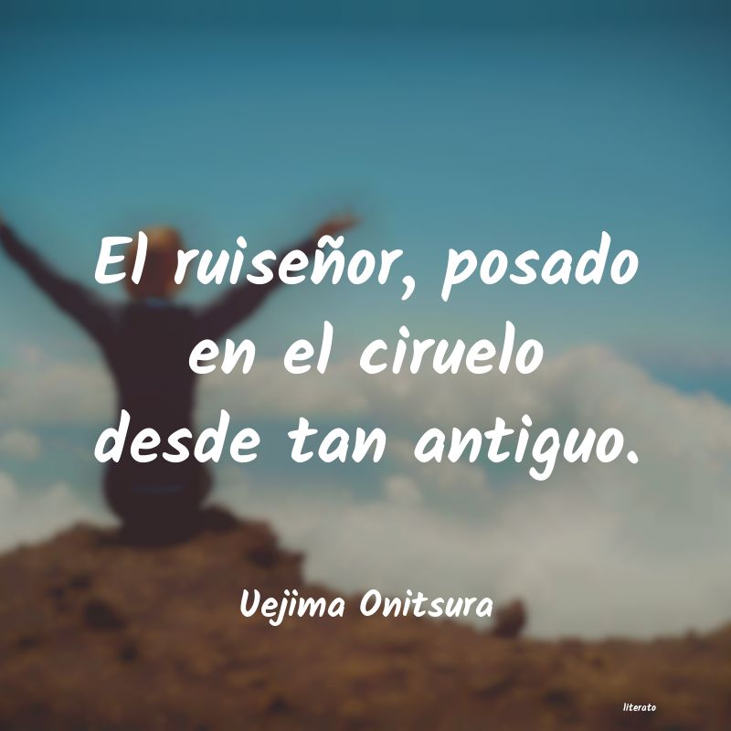 Frases de Uejima Onitsura