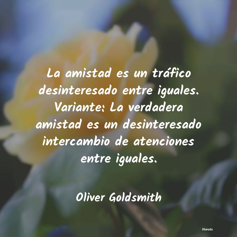 Frases de Oliver Goldsmith